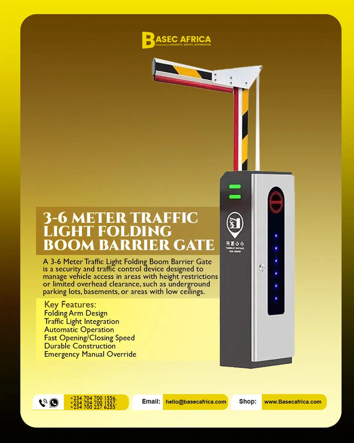 10 compelling reasons why the 3–6 Meter Traffic Light Folding Boom Barrier Gate is highly recommended for modern traffic and access control systems: