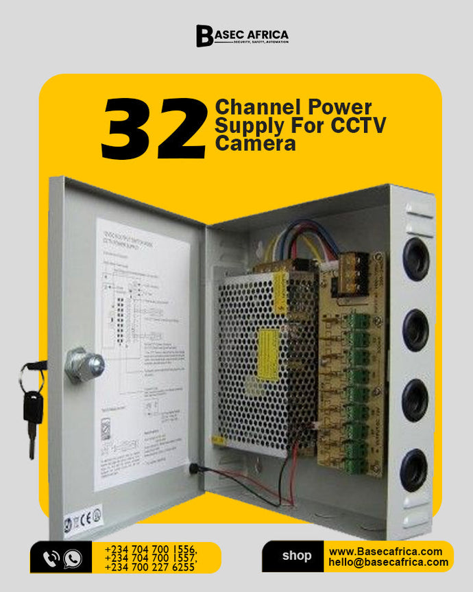 32 Channel Power Supply for CCTV Camera: