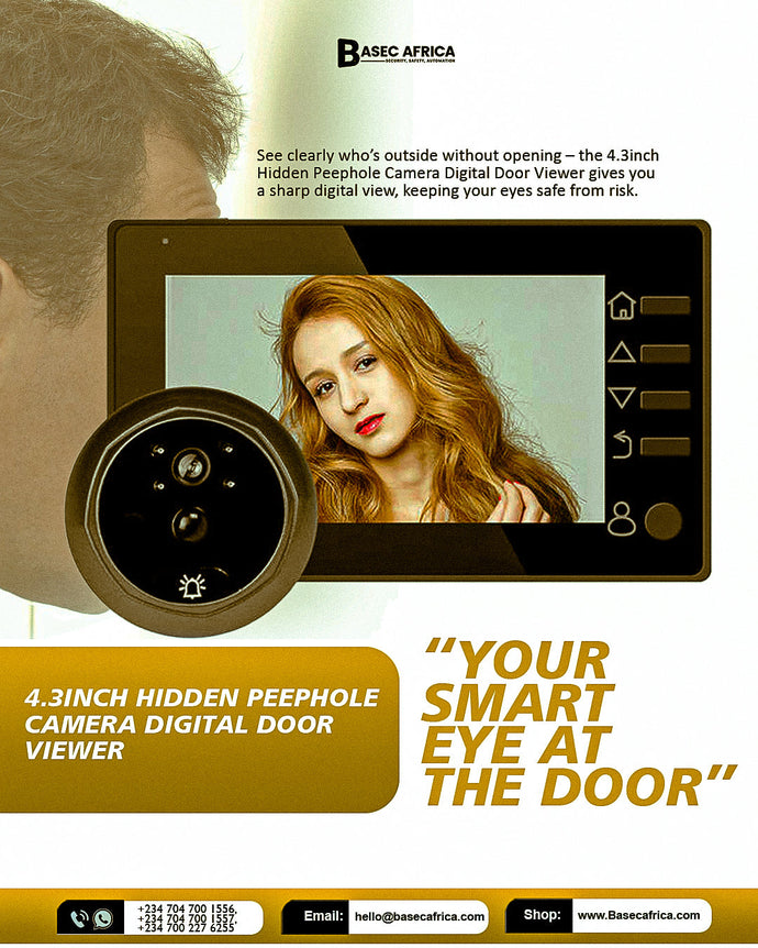 Upgrade Your Home Security: The Smart Digital Door Viewer That Sees for You