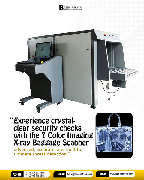 Revolutionary Security Screening: BASEC AFRICA's 7 Color Imaging X-ray Baggage Scanner
