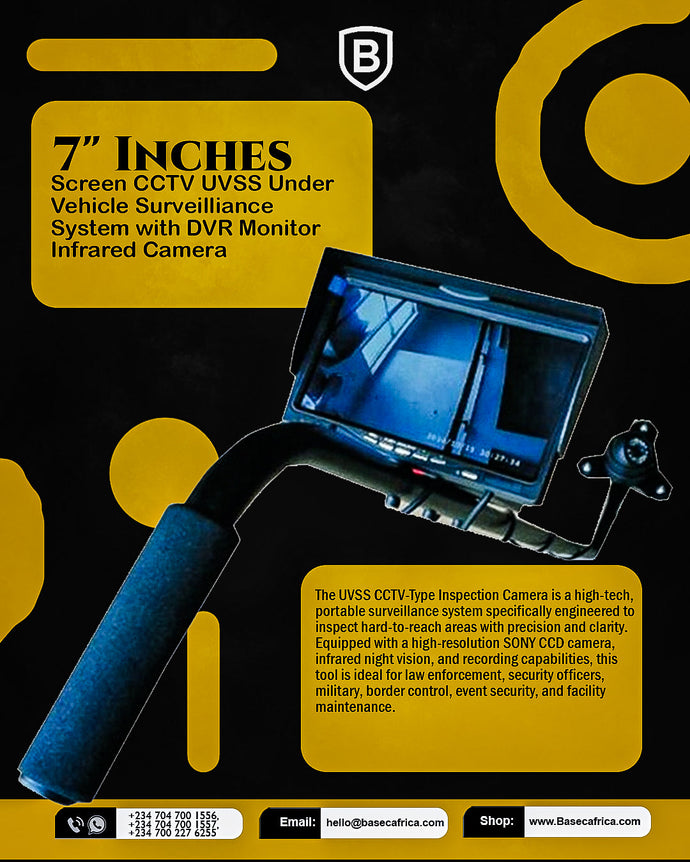 Revolutionizing Vehicle Security Checks with the 7-Inch CCTV UVSS Under Vehicle Surveillance System