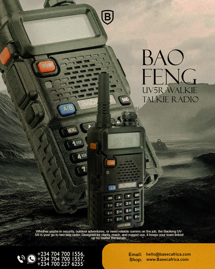 Connected and Protected: The BAOFENG UV5R Walkie Talkie Radio