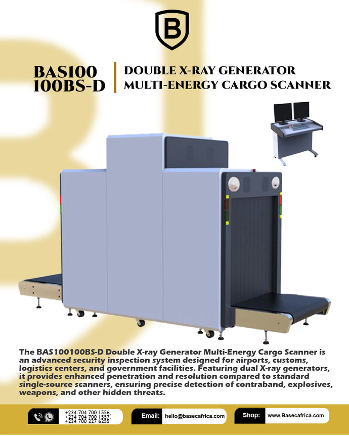 BAS100100BS-D Double X-Ray Generator Multi-Energy Cargo Scanner