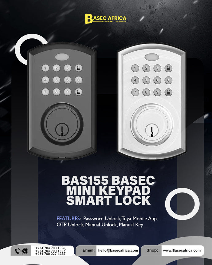 BAS155 BASEC Mini Keypad Smart Lock: Big Security in a Compact Design