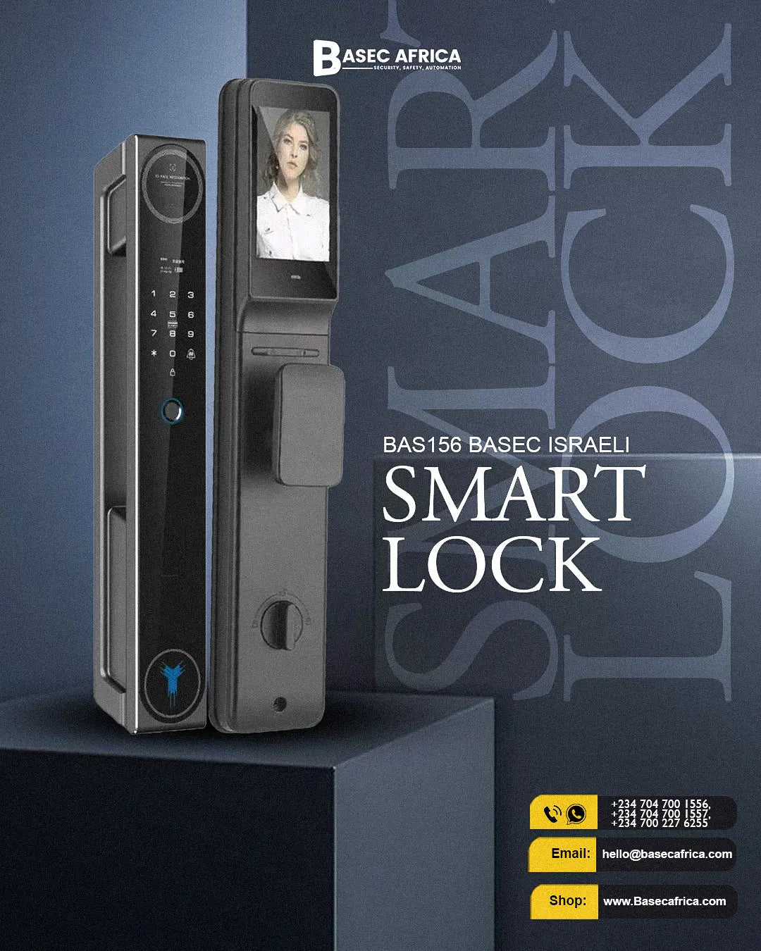Israeli Padlocks BAS156 Israeli Smart Lock: Elevating Home Security in Nigeria - – Basec ...