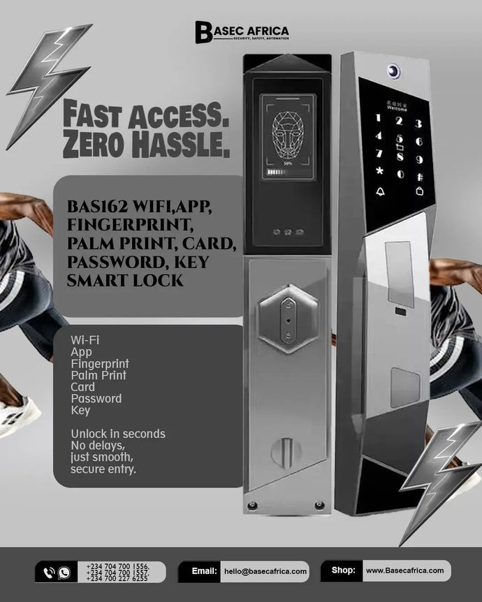 🔐 Introducing the BAS162 Smart Lock by Basec Africa