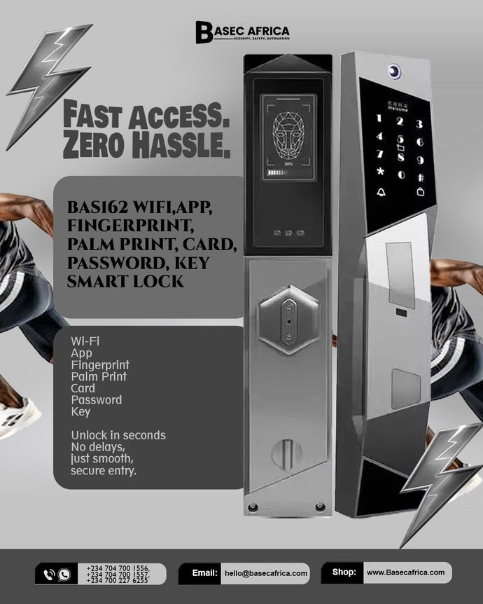 🔐 Introducing the BAS162 Smart Lock by Basec Africa