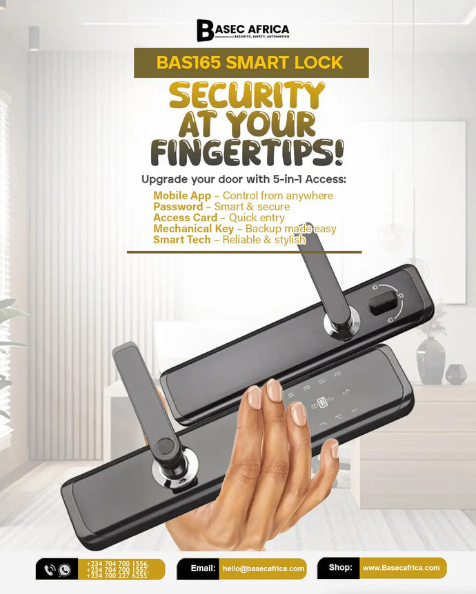 🔐 BAS165 SMART LOCK – SECURITY AT YOUR FINGERTIPS