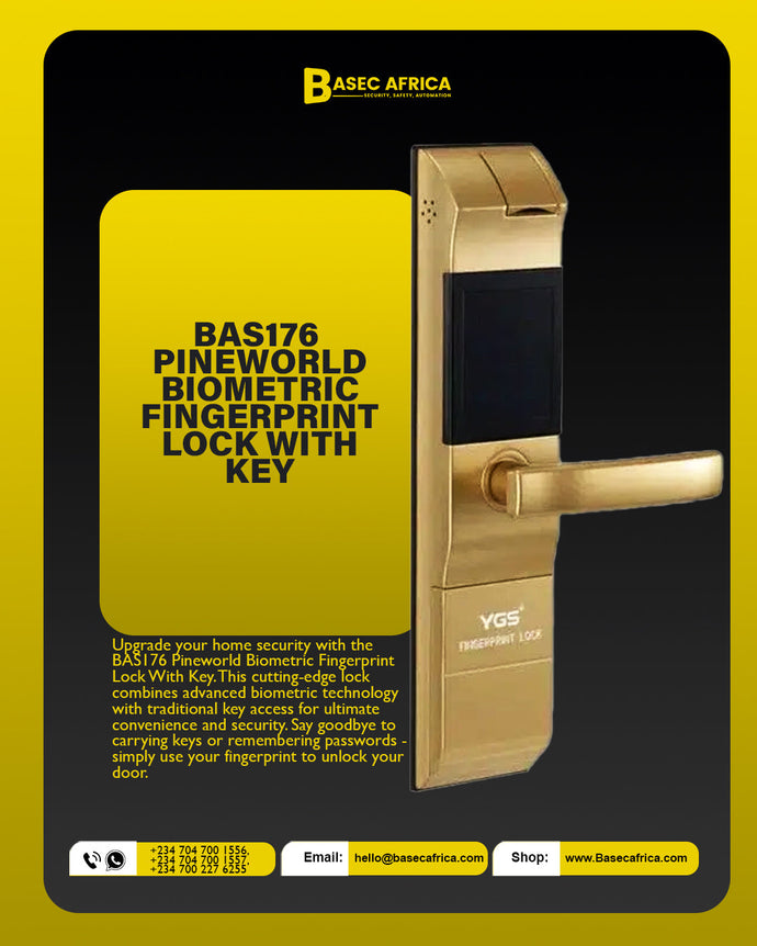 10 reasons to use the BAS176 PINEWORLD Biometric Fingerprint Lock with Key: