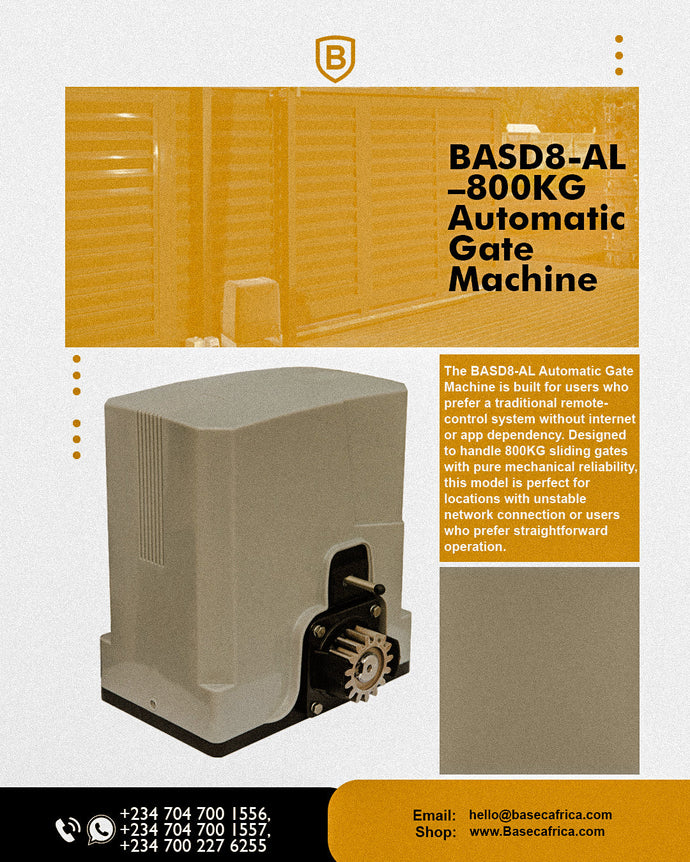 Reliable Power and Mechanical Strength: The BASD8-AL 800KG Automatic Gate Machine