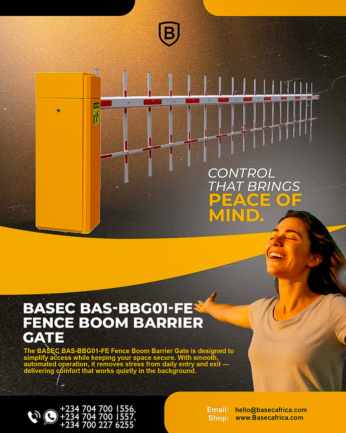 BASEC BAS-BBG01-FE Fence Boom Barrier Gate