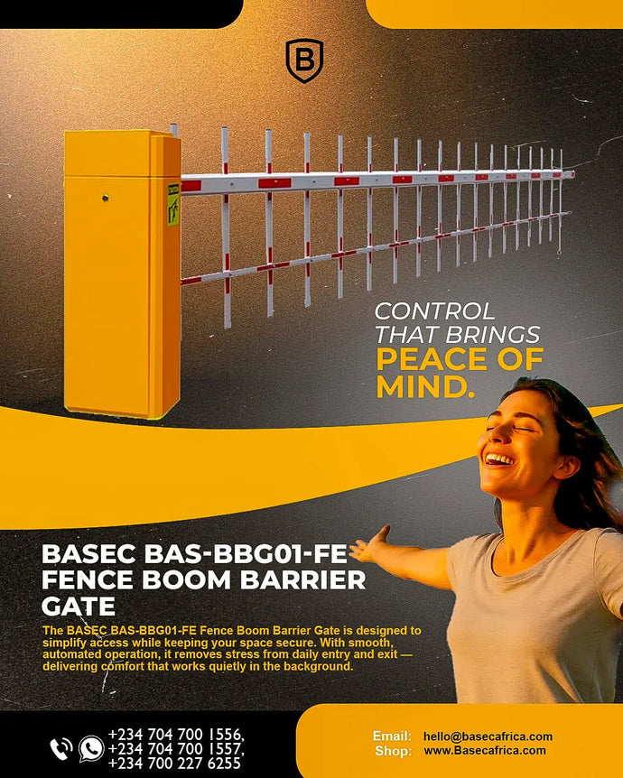 BASEC BAS-BBG01-FE Fence Boom Barrier Gate