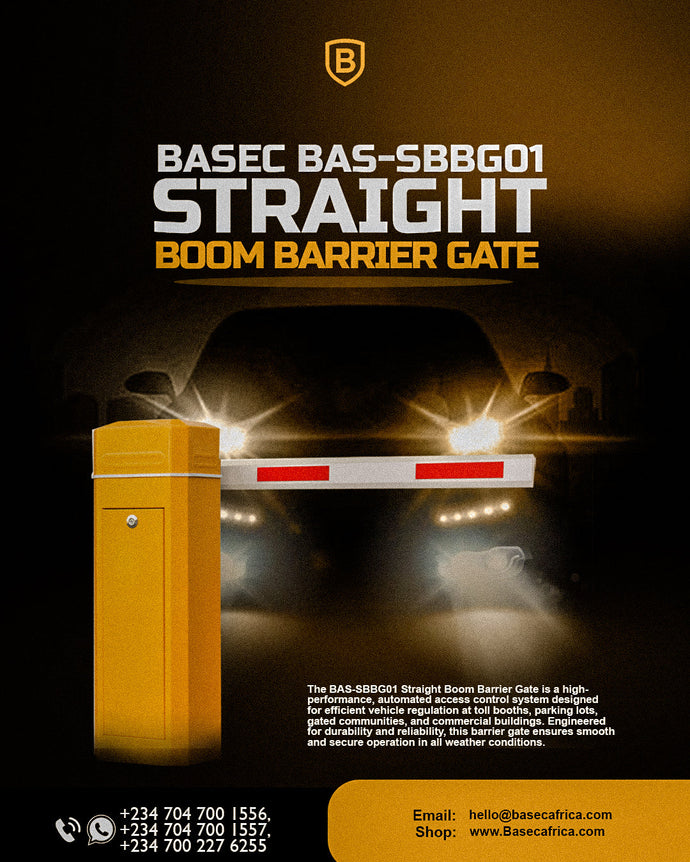 BASEC BAS-SBBG01 Straight Boom Barrier Gate: The Standard in High-Performance Vehicle Access Control