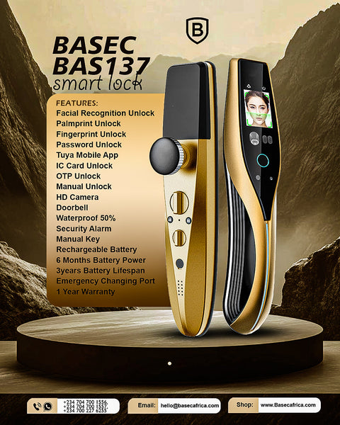 The Basec BAS137 Smart Lock: Unlock the Future of Door Security