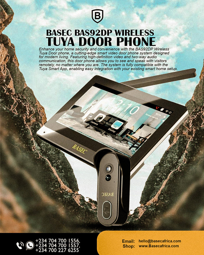 Welcome Home to Smarter Security with the BASEC BAS92DP Wireless Tuya Door Phone