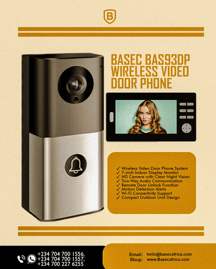 Never Open Your Door to the Unknown: The BASEC BAS93DP Wireless Video Door Phone