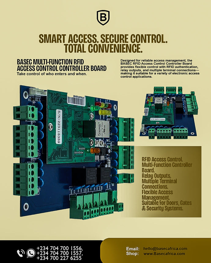 BASEC Multi-Function RFID Access Control Controller Board: Smarter, More Secure Access Control