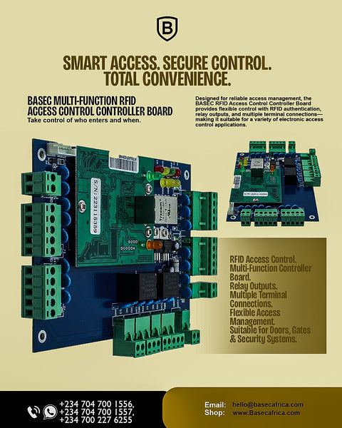BASEC Multi-Function RFID Access Control Controller Board: Smarter, More Secure Access Control