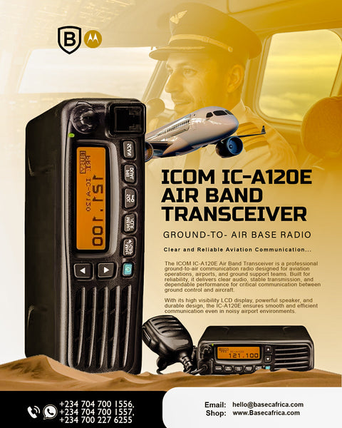 ICOM IC-A120E Air Band Transceiver