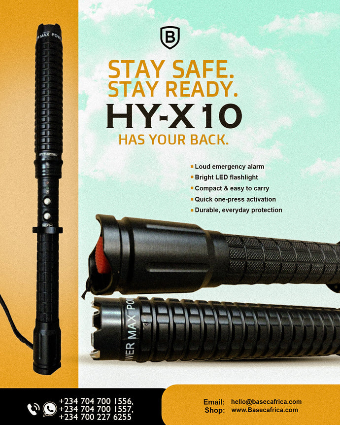 Stay Safe, Stay Ready: Personal Protection with the HY-X10