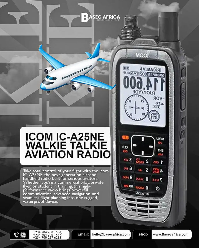Here are 10 reasons why the ICOM IC-A25NE aviation handheld radio is considered a top-tier choice: