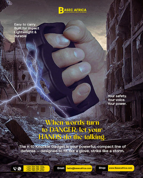 When Words Turn to Danger, Let Your Hands Do the Talking with the K-10 Knuckle Gadget