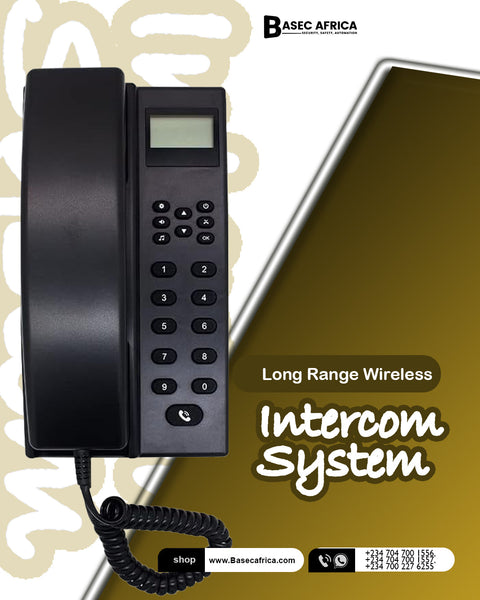 Long Range Wireless Intercom System With Screen Display: Communication Made Smarter