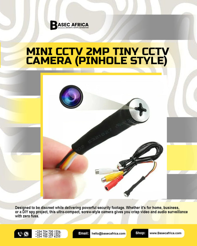 MINI CCTV 2MP TINY CCTV CAMERA (PINHOLE STYLE): Small Size, Big Surveillance Power