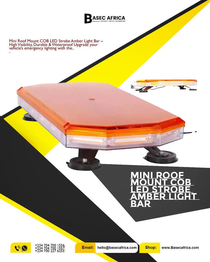 10 important reasons to use a Mini Roof Mount COB LED Strobe Amber Light Bar