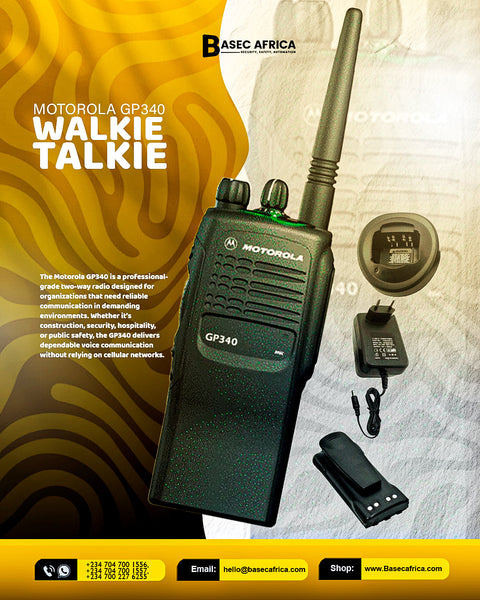 Stay Connected, Stay Secure: Why the Motorola GP340 Walkie Talkie Still Leads the Pack