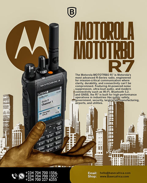 MOTOROLA MOTOTRBO R7: NEXT-LEVEL COMMUNICATION FOR MISSION-CRITICAL OPERATIONS