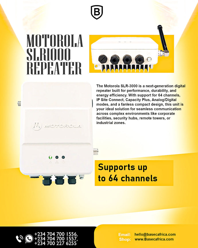 Seamless Communication: Bridging the Gap with the Motorola SLR1000
