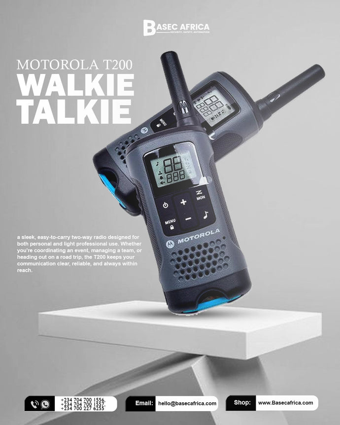 Stay Connected Anywhere: The Power of the Motorola T200 Walkie Talkie