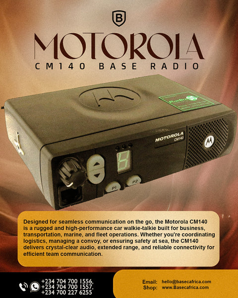 Motorola CM140 Base Radio: Reliable Communication for Modern Operations
