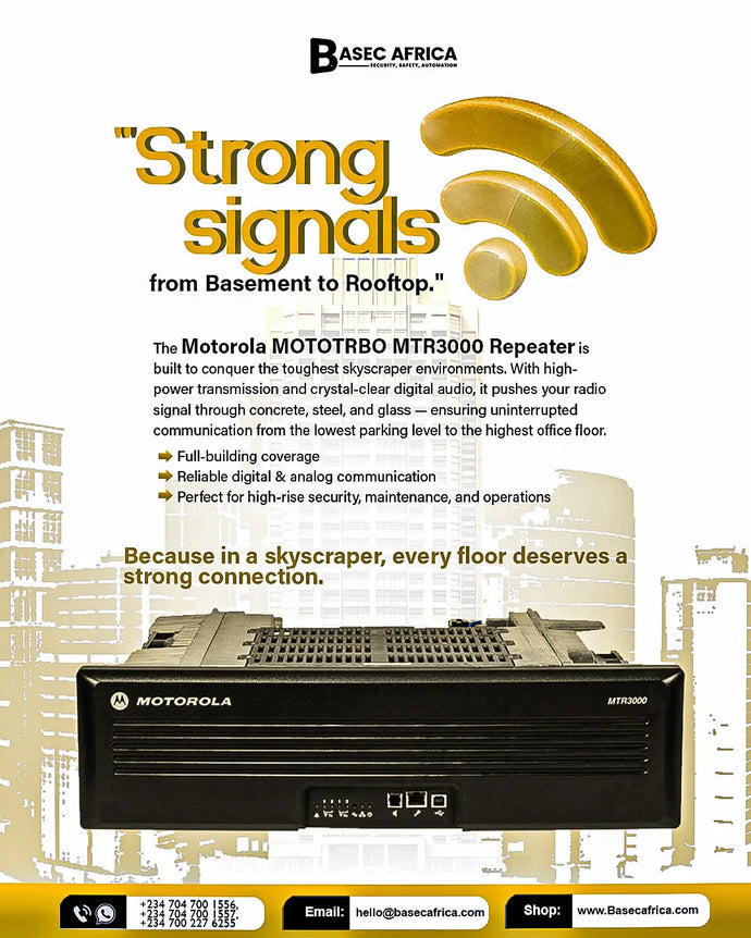 Ensure Uninterrupted Communication with the Motorola MOTOTRBO MTR3000 Repeater