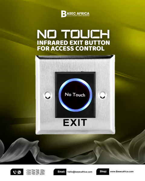 Say Goodbye to Germs and Contact: The Power of No Touch Infrared Exit Buttons in Access Control