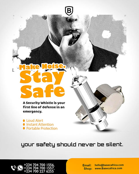 Make Noise. Stay Safe. Why a Security Whistle Is an Essential Personal Safety Tool In an emergency, every second counts.