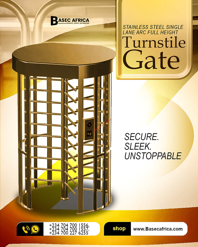 Why Choose a Stainless Steel Single Lane Arc Full Height Turnstile Gate?