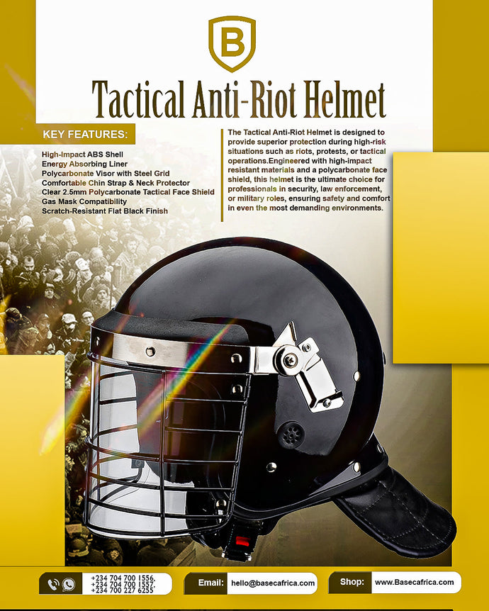 Tactical Anti-Riot Helmet – Superior Protection for Demanding Environments