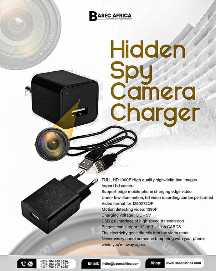The Ultimate Covert Security Solution: Hidden Spy Camera Charger