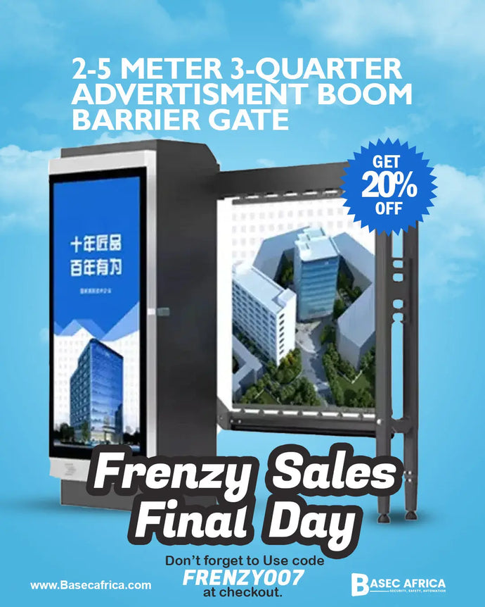 Unlocking Security &amp; Branding: The 2-5 Meter 3-Quarter Advertisement Boom Barrier Gate
