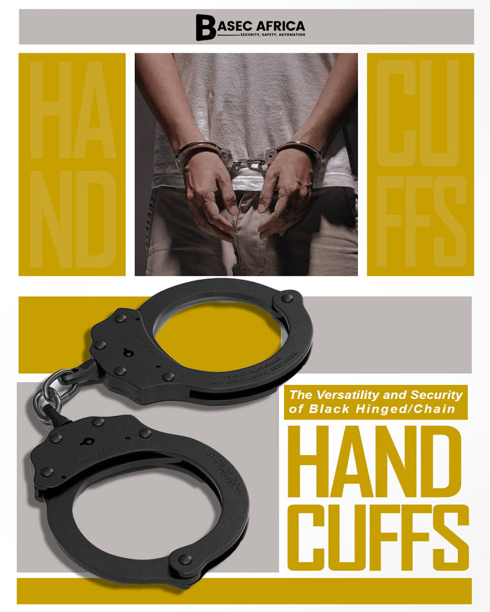 The Versatility and Security of Black Hinged/Chain Handcuffs