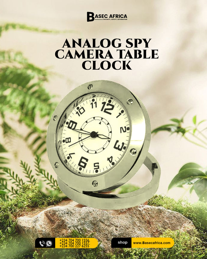 Having an analog spy camera table clock can be a smart and subtle way to enhance your home or office security. Here are some reasons why it’s a good idea: