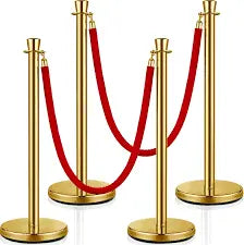 Secure Your Venue with the Basec BAS-SPB Black Stainless Steel Stanchion: Exploring Modern Physical Security Products and Automation Technology