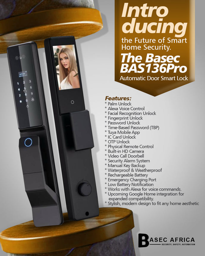 Introducing the Future of Smart Home Security: The Basec BAS136Pro Automatic Door Smart Lock
