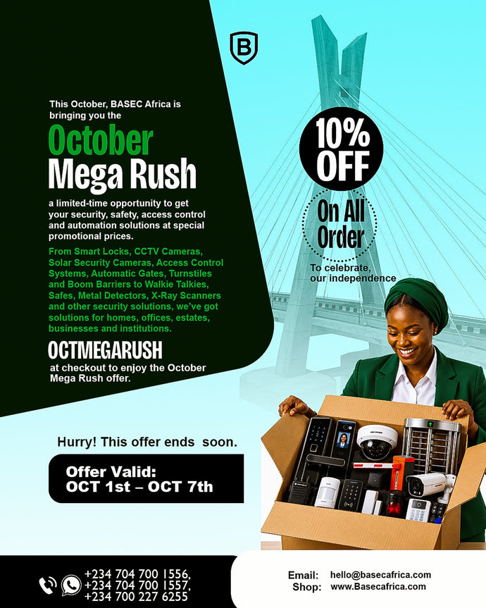 Celebrating Nigeria’s Independence with Security, Safety &amp; Smart Technology: BASEC Africa’s October Mega Rush