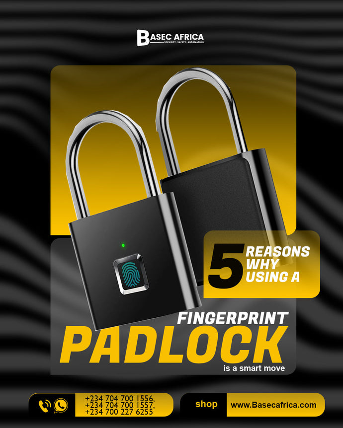 5 solid reasons why using a fingerprint padlock is a smart move, whether for personal or professional use: