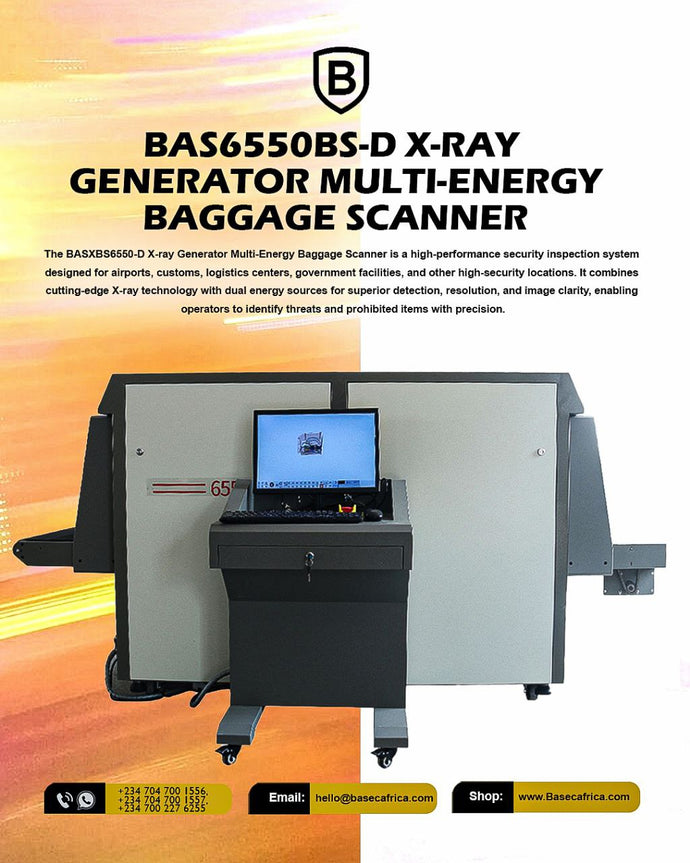BAS6550BS-D X-Ray Baggage Scanner 🛃🔍  🚨 THREAT DETECTION. REDEFINED.