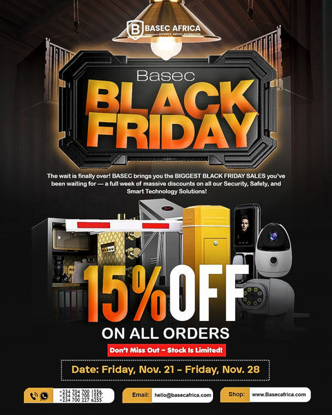 BASEC Africa Black Friday: Unlock 15% Off All Security, Safety & Smart Technology Solutions!