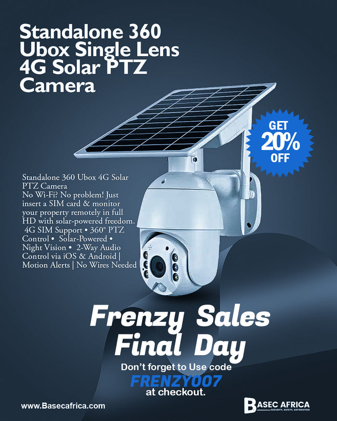 Revolutionizing Surveillance: Standalone 360 Ubox Single Lens 4G Solar PTZ Camera